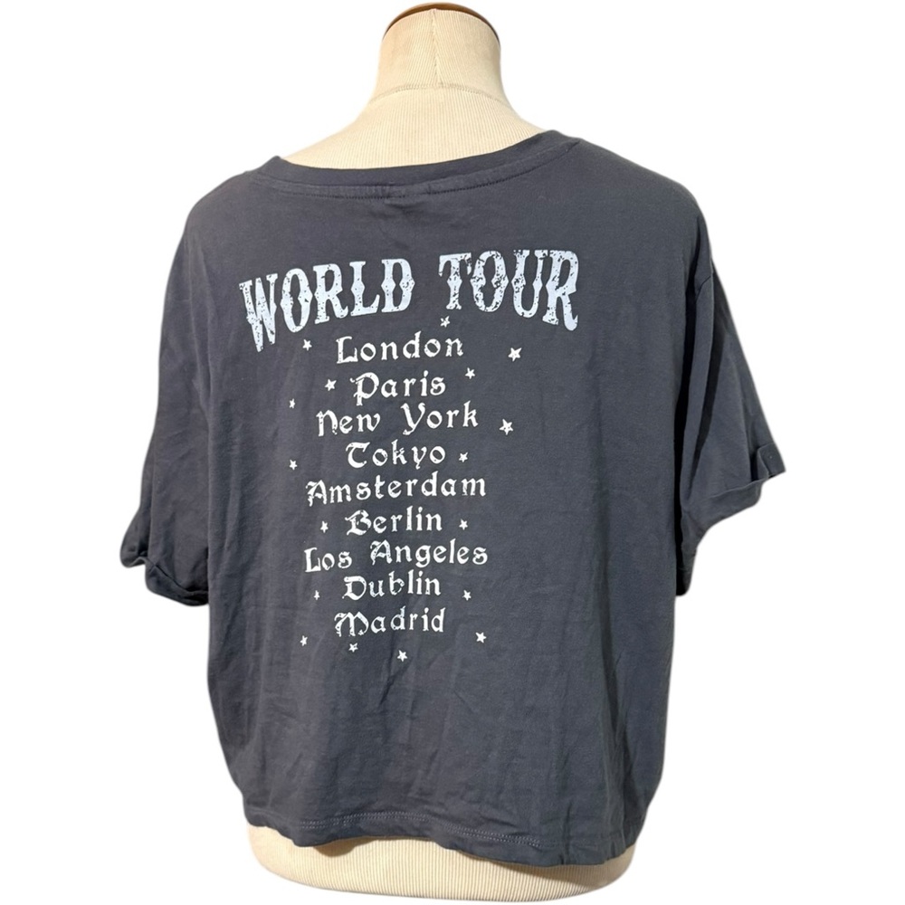 La Luna Dreamer World Tour Crop Shirt Gray XL - Picture 3 of 3